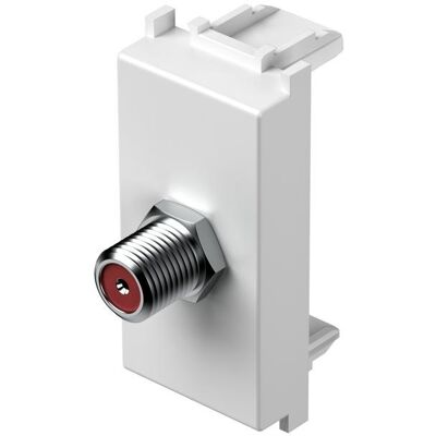 TEM Serie Modul Steckdosen Socket SAT BASIC0dB 1M PW (Antennendose), SAT Zubehör TEM Serie Modul Steckdosen Socket SAT BASIC0dB 1M PW (Antennendose), SAT Zubehör