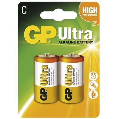 GP Batteries Ultra Alkaline Baby (2 Stk., C), Batterien + Akkus GP Batteries Ultra Alkaline Baby (2 Stk., C), Batterien + Akkus