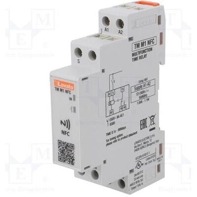 LOVATO Electric TMM1NFC Multifunktionstimer - Zeitrelais LOVATO Electric TMM1NFC Multifunktionstimer - Zeitrelais