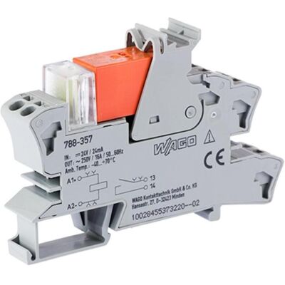 WAGO 788-357 - Relaismodul - -40°C bis 70°C - 24V DC - IP20 WAGO 788-357 - Relaismodul - -40°C bis 70°C - 24V DC - IP20