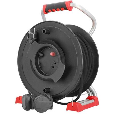 Bachmann - 399.198 Profi-Kabeltrommel - 38,5 m - 1,5 mm² - Kabeltrommel Bachmann - 399.198 Profi-Kabeltrommel - 38,5 m - 1,5 mm² - Kabeltrommel