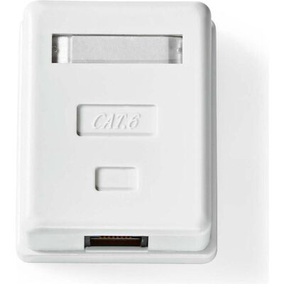 Nedis, Steckdose, Netzwerk-Wanddose - An der Wand - 1-Port Port(s) - UTP CAT6 - Gerade - Buchse - Vergoldet - PV Nedis, Steckdose, Netzwerk-Wanddose - An der Wand - 1-Port Port(s) - UTP CAT6 - Gerade - Buchse - Vergoldet - PV