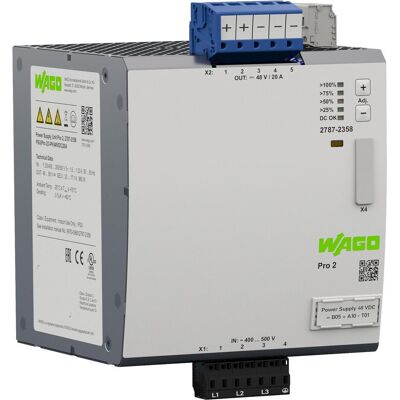 Wago, Systemstromversorgung, 2787-2358 Stromversorgung Pro 2.3-phasig Wago, Systemstromversorgung, 2787-2358 Stromversorgung Pro 2.3-phasig