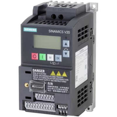 Siemens SINAMICS V20 Frequenzumrichter 0,25kW - IP20 Siemens SINAMICS V20 Frequenzumrichter 0,25kW - IP20