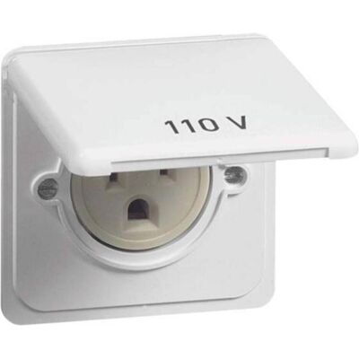 Peha - D 80.6670/15 US K W - Cremeweiß - 15A 125V - NEMA-Steckdose Peha - D 80.6670/15 US K W - Cremeweiß - 15A 125V - NEMA-Steckdose