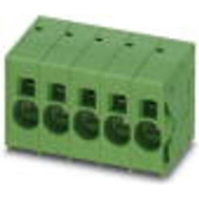 Phoenix Contact SPT 16/ 4-H-10,0-ZB Federkraftklemmblock 16 mm² Polzahl 4 50 St., Elektronikkabel + Stecker, Grün Phoenix Contact SPT 16/ 4-H-10,0-ZB Federkraftklemmblock 16 mm² Polzahl 4 50 St., Elektronikkabel + Stecker, Grün