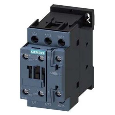 Siemens Schütz SIRIUS 3RT2 - 3-polig, 12A, 110V Spule, 5,5 kW Siemens Schütz SIRIUS 3RT2 - 3-polig, 12A, 110V Spule, 5,5 kW
