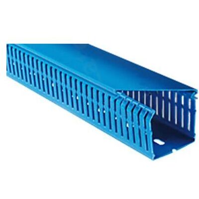 RS PRO, Kabelschutz + Kabelführung, Blue Panel Trunking W80XH80 (Kabelkanal, 200 cm) RS PRO, Kabelschutz + Kabelführung, Blue Panel Trunking W80XH80 (Kabelkanal, 200 cm)