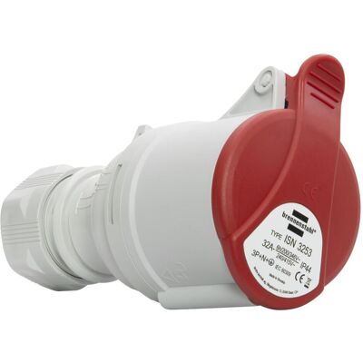 Brennenstuhl Netzstecker + Netzkupplung, CEE-Kupplung 400V/32A IP44 Brennenstuhl Netzstecker + Netzkupplung, CEE-Kupplung 400V/32A IP44