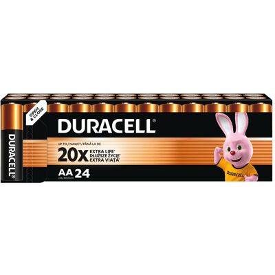 Duracell MN1500 AA Batterien - 24 Stück Duracell MN1500 AA Batterien - 24 Stück