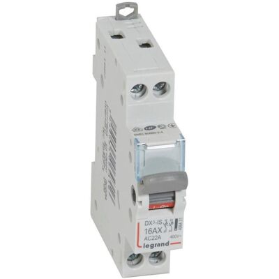 Legrand, Systemstromversorgung, Lastafbryder DX3 2P 16A 400V 1-modul Legrand, Systemstromversorgung, Lastafbryder DX3 2P 16A 400V 1-modul
