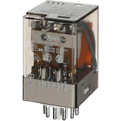Finder 60.13.8.110.5040 Steckrelais 110 V/AC 10 A 3 Wechsler 1 St., Relais Finder 60.13.8.110.5040 Steckrelais 110 V/AC 10 A 3 Wechsler 1 St., Relais