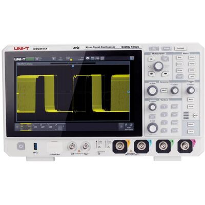 Uni-T, Multimeter, UT MSO2104X - Mixed-Signal-Oszilloskop MSO2104X 100 MHz 4+16 Kanäle (Oszilloskop) Uni-T, Multimeter, UT MSO2104X - Mixed-Signal-Oszilloskop MSO2104X 100 MHz 4+16 Kanäle (Oszilloskop)