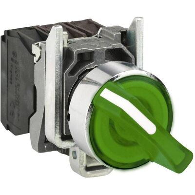 Schneider Electric Ill Selector Switch 3P Green 1NO/1NC 24V, Schalter + Taster, Grün Schneider Electric Ill Selector Switch 3P Green 1NO/1NC 24V, Schalter + Taster, Grün