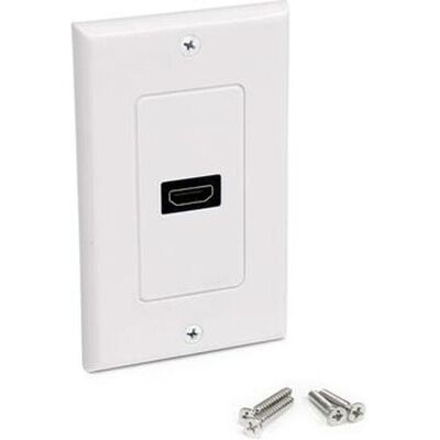StarTech Outlet HDMI Wall Plate, Data + Video Adapter StarTech Outlet HDMI Wall Plate, Data + Video Adapter