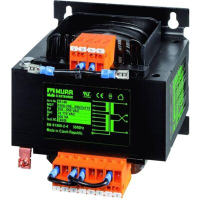 Murr Elektronik MST Einphasen Steuer- und Trenntransformator P: 1600VA IN: 208...550VAC OUT: 2x115VAC, Transformator Murr Elektronik MST Einphasen Steuer- und Trenntransformator P: 1600VA IN: 208...550VAC OUT: 2x115VAC, Transformator