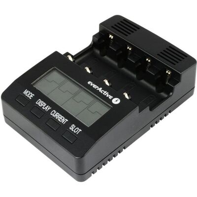 Everactive Charger NC-3000 (No data) (1 Stk., AA, AAA, C, D), Akku Ladegerät Everactive Charger NC-3000 (No data) (1 Stk., AA, AAA, C, D), Akku Ladegerät