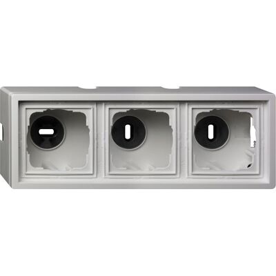 Gira AP-Gehäuse 3 Module Glänzend Reinweiß - Elektronisches Gehäuse Gira AP-Gehäuse 3 Module Glänzend Reinweiß - Elektronisches Gehäuse
