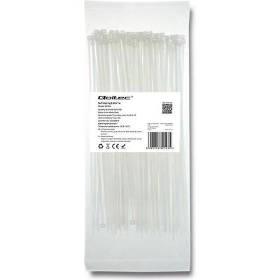 Qoltec, Kabelbinder, 52195 Zippers 2.5 200 100szt nylon UV Baltas (200 mm, 100 Stk.) Qoltec, Kabelbinder, 52195 Zippers 2.5 200 100szt nylon UV Baltas (200 mm, 100 Stk.)