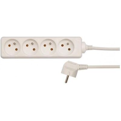 Toya, Steckdosenleiste, Elektrisches Verlängerungskabel mit Erdung, 4 Steckdosen, 3 m, 72505 Toya, Steckdosenleiste, Elektrisches Verlängerungskabel mit Erdung, 4 Steckdosen, 3 m, 72505