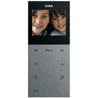 Gira, Klingel + Türsprechanlage, Wohnungsstation Video AP Plus System 55 123926 (Drahtgebunden) Gira, Klingel + Türsprechanlage, Wohnungsstation Video AP Plus System 55 123926 (Drahtgebunden)