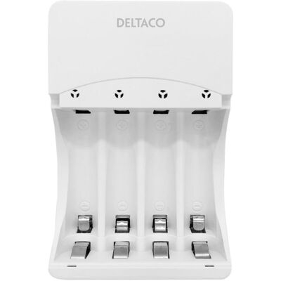 Deltaco CHG-SG-USB110 (1 Stk., AA, AAA), Akku Ladegerät Deltaco CHG-SG-USB110 (1 Stk., AA, AAA), Akku Ladegerät