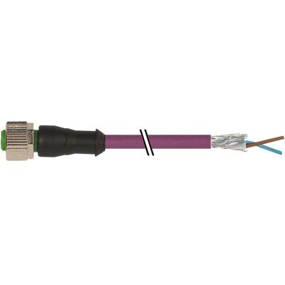 Murr Elektronik 7000-14061-8401000 Sensor-/Aktor-Steckverbinder, unkonfektionier, Elektronikkabel + Stecker, Violett Murr Elektronik 7000-14061-8401000 Sensor-/Aktor-Steckverbinder, unkonfektionier, Elektronikkabel + Stecker, Violett