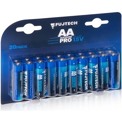 Fuj Tek Fuj:tech Alkaline Pro AA -alkaliparisto, 20 kpl (20 Stk., AA), Batterien + Akkus Fuj Tek Fuj:tech Alkaline Pro AA -alkaliparisto, 20 kpl (20 Stk., AA), Batterien + Akkus