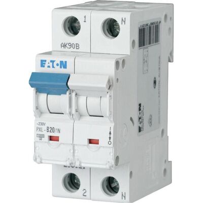 Eaton PXL-B20/1N - LS-Schalter 20A 1p+N Eaton PXL-B20/1N - LS-Schalter 20A 1p+N