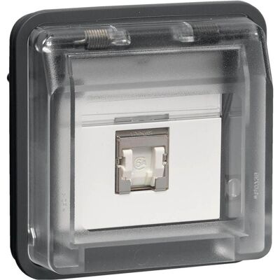 Berker, Steckdose, 14093515 UAE Std.n-Einsatz 8p geschi Kat.6 W.1 gr Berker, Steckdose, 14093515 UAE Std.n-Einsatz 8p geschi Kat.6 W.1 gr