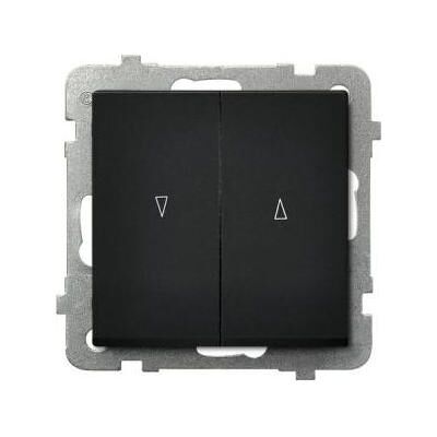 Ospel ŁP-7R/m/33, Schalter + Taster, Schwarz Ospel ŁP-7R/m/33, Schalter + Taster, Schwarz