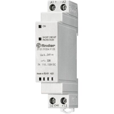 Finder 77.01.9.024.9125 - SSR-Relais - 7A, 85-140V DC Finder 77.01.9.024.9125 - SSR-Relais - 7A, 85-140V DC