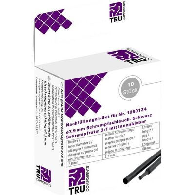 Tru Components, Schrumpfschlauch, Schrumpfschlauch-Nachfüll-Set (10x) Tru Components, Schrumpfschlauch, Schrumpfschlauch-Nachfüll-Set (10x)