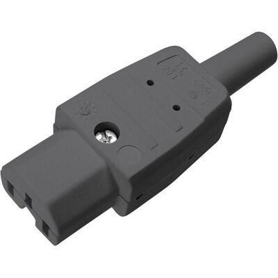 Kaiser Warmgerätedose, Elektronikkabel + Stecker, Grau Kaiser Warmgerätedose, Elektronikkabel + Stecker, Grau