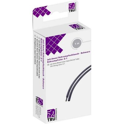 Tru Components, Schrumpfschlauch, Schrumpfschlauch-Set dünnwandig - 2:1 (1x) Tru Components, Schrumpfschlauch, Schrumpfschlauch-Set dünnwandig - 2:1 (1x)