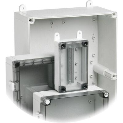 Fibox Laschen für Wandmontage (2 St.), Elektronikzubehör + Gehäuse, Grau Fibox Laschen für Wandmontage (2 St.), Elektronikzubehör + Gehäuse, Grau