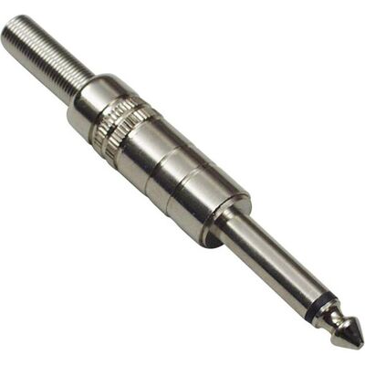 BKL Electronic Klinkenstecker 6.35 mm, Audio Stecker, Silber BKL Electronic Klinkenstecker 6.35 mm, Audio Stecker, Silber