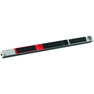 Bachmann IT PDU ALU 1HE 18x C13 3x Schutzkontakt CEE 3x 16A rot, USV Zubehör Bachmann IT PDU ALU 1HE 18x C13 3x Schutzkontakt CEE 3x 16A rot, USV Zubehör