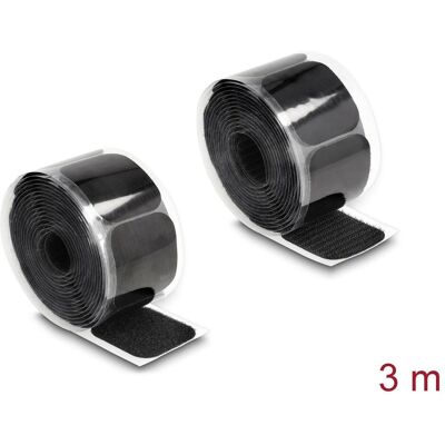 Delock, Kabelbinder, Klettpad auf Rolle selbstklebend mit Haft- und Flauschpad 45 x 50 mm (Klettkabelbinder, 3 mm, 1 Stk.) Delock, Kabelbinder, Klettpad auf Rolle selbstklebend mit Haft- und Flauschpad 45 x 50 mm (Klettkabelbinder, 3 mm, 1 Stk.)