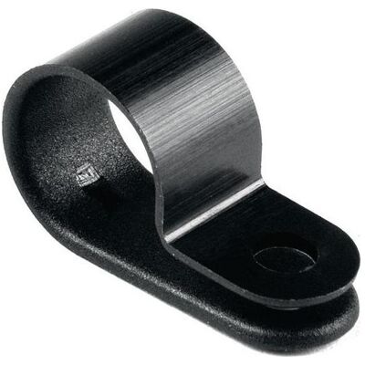 HellermannTyton, Kabelhalter, Schwarz Nylon 6.6 P Clip 5mm HellermannTyton, Kabelhalter, Schwarz Nylon 6.6 P Clip 5mm