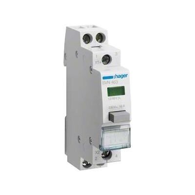 Hager SVN463 - Grüner LED-Schalter - 2S, 12V - Schalter Hager SVN463 - Grüner LED-Schalter - 2S, 12V - Schalter