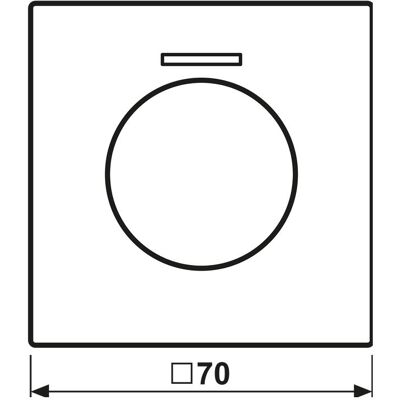 JUNG, Zubehör Schalterprogramm, Drehknopf Symbol Dimmer LS ws glz LS1940KO5 JUNG, Zubehör Schalterprogramm, Drehknopf Symbol Dimmer LS ws glz LS1940KO5