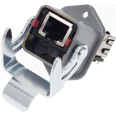 Harting Wanddurchführung, Elektronikkabel + Stecker Harting Wanddurchführung, Elektronikkabel + Stecker