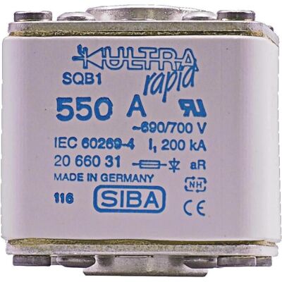 Jumo 00371964 - Halbleiter-Sicherung - 550A/AC690V Jumo 00371964 - Halbleiter-Sicherung - 550A/AC690V