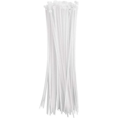 Emos, Kabelbinder, Kabelbinder 350×4,8, weiss, 100 Stk (350 mm, 100 Stk.) Emos, Kabelbinder, Kabelbinder 350×4,8, weiss, 100 Stk (350 mm, 100 Stk.)