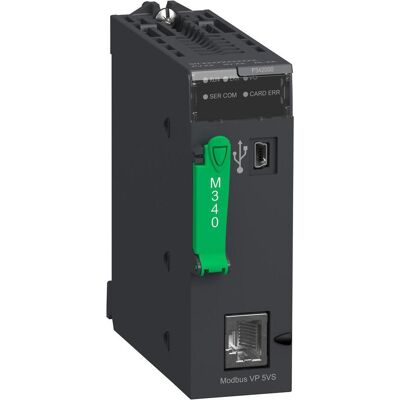 Schneider Electric Modicon M340 Prozessor - 1024 Digitale, 256 Analoge I/O - Ethernet, RS232, RS485, USB - Automatisierungssteuerung Schneider Electric Modicon M340 Prozessor - 1024 Digitale, 256 Analoge I/O - Ethernet, RS232, RS485, USB - Automatisierungssteuerung