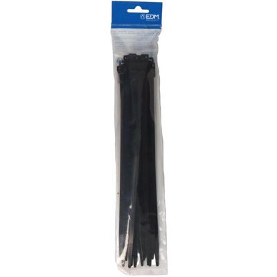 EDM, Kabelbinder, Black ties 300x8mm high quality nylon (blister 25 unit.) (300 mm, 25 Stk.) EDM, Kabelbinder, Black ties 300x8mm high quality nylon (blister 25 unit.) (300 mm, 25 Stk.)