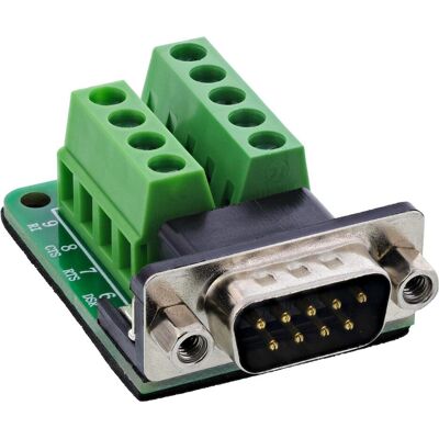 InLine Terminalblock D-Sub 9 Stecker, Elektronikkabel + Stecker, Grün, Schwarz InLine Terminalblock D-Sub 9 Stecker, Elektronikkabel + Stecker, Grün, Schwarz