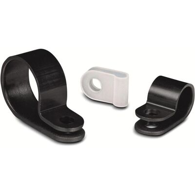 HellermannTyton, Kabelhalter, Schwarz Nylon 6.6 P Clip 5mm HellermannTyton, Kabelhalter, Schwarz Nylon 6.6 P Clip 5mm