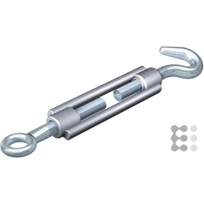 OBO Bettermann OBO 945 M6 Spannschloss, Elektronikzubehör + Gehäuse, Grau OBO Bettermann OBO 945 M6 Spannschloss, Elektronikzubehör + Gehäuse, Grau
